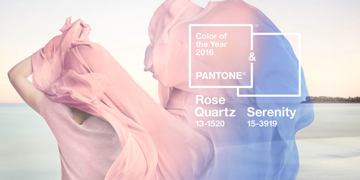 Pantone - Couleur de l'année 2016 - Rose Quartz et Serenity